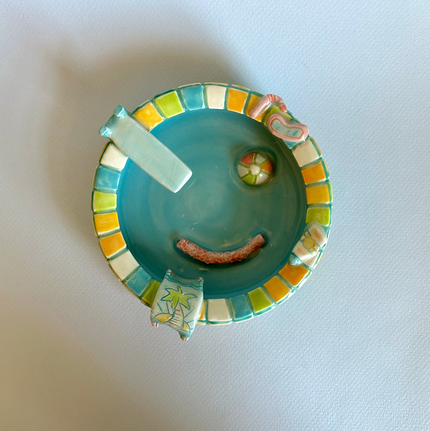 Swimming Pool Trinket Dish - Diving Board