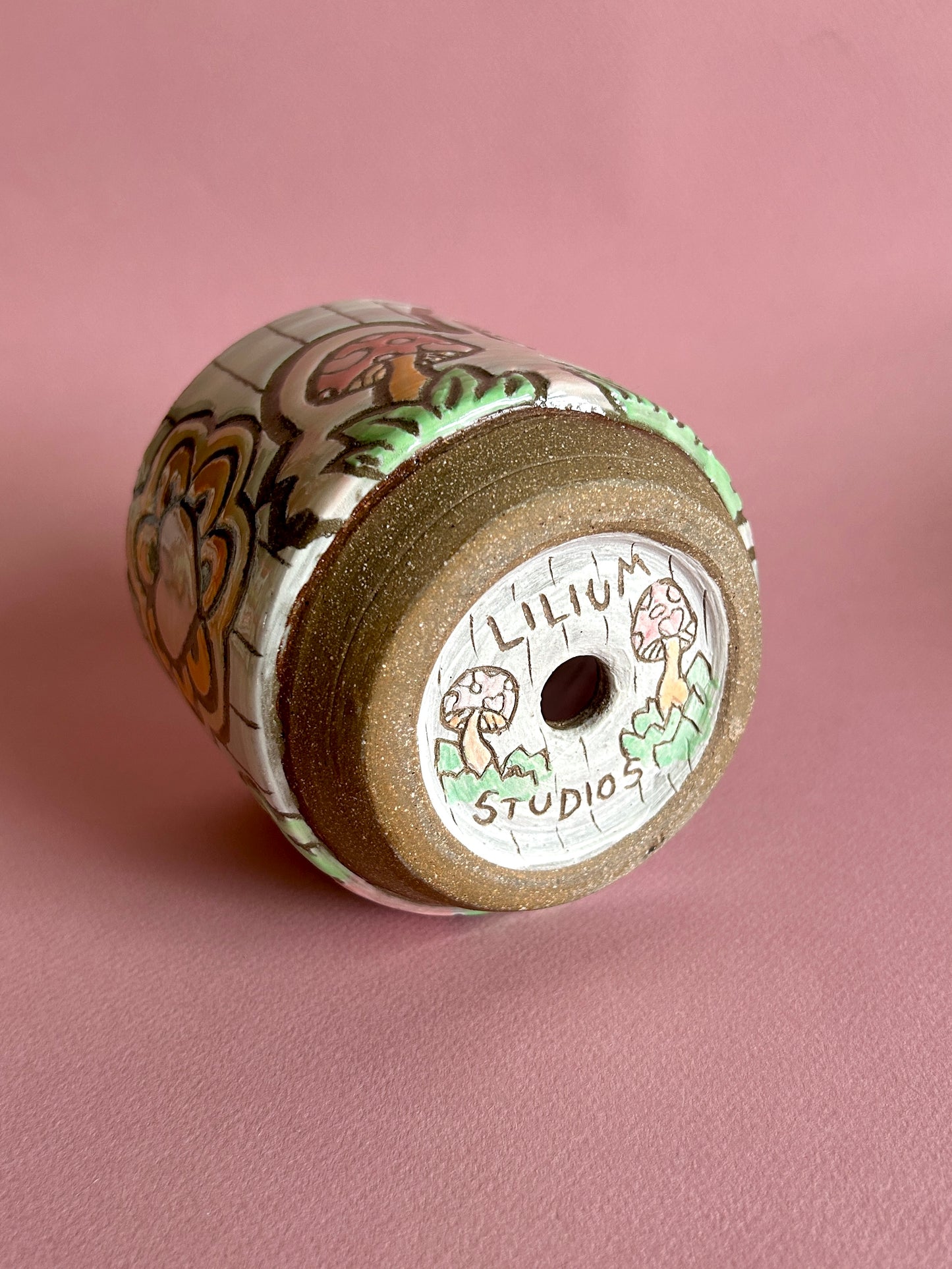 Lovely Mushroom Planter