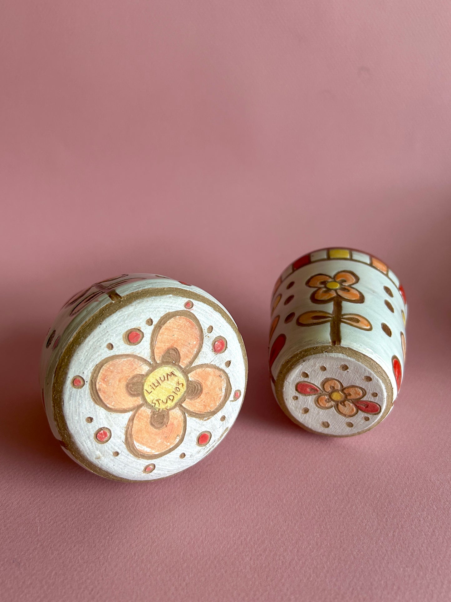 Floral Tile Carafe Set