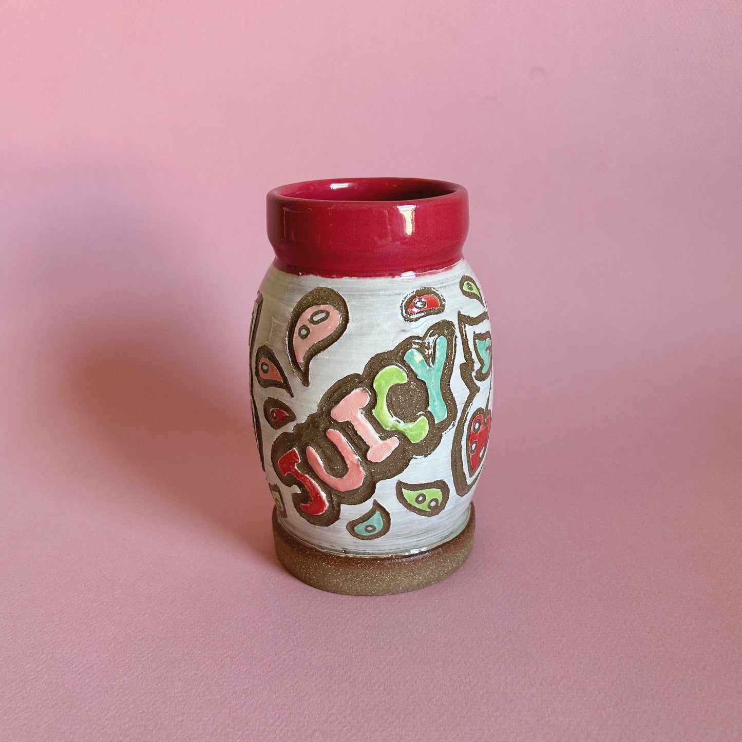 Juicy Cherry Flower Vase