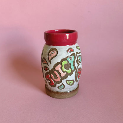 Juicy Cherry Flower Vase