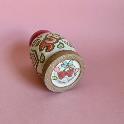 Juicy Cherry Flower Vase