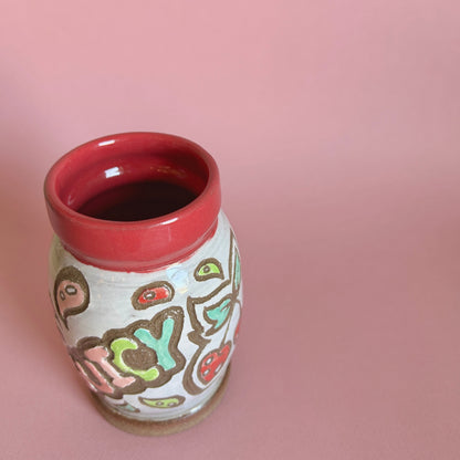 Juicy Cherry Flower Vase