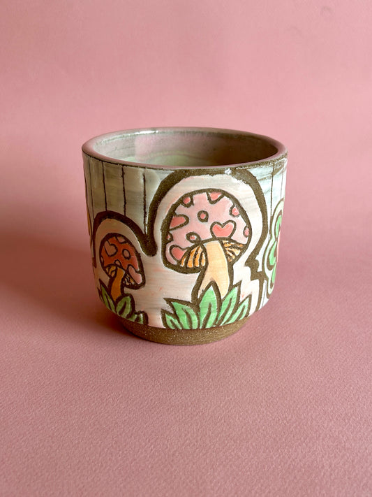 Lovely Mushroom Planter