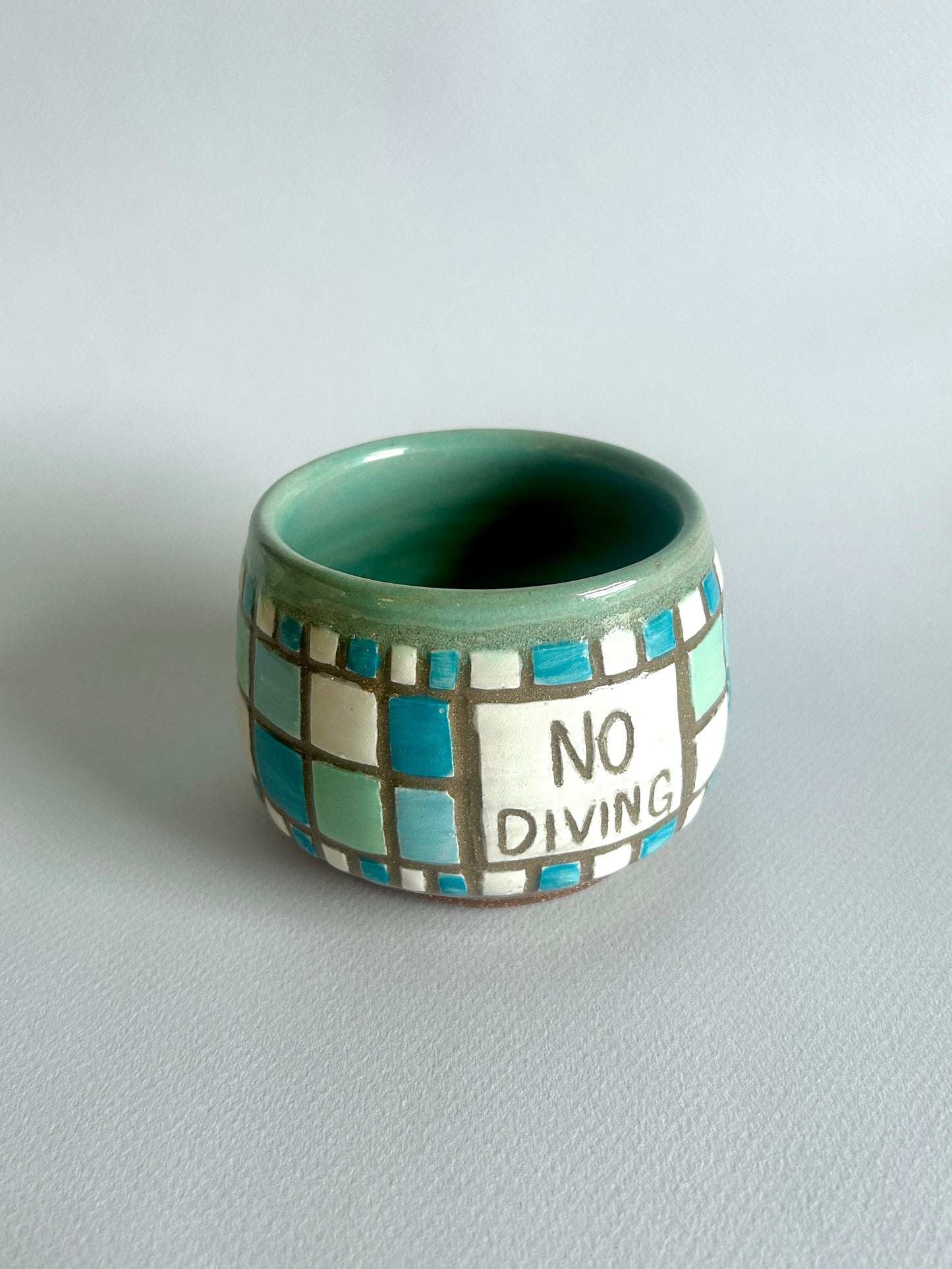No Diving Small Cup