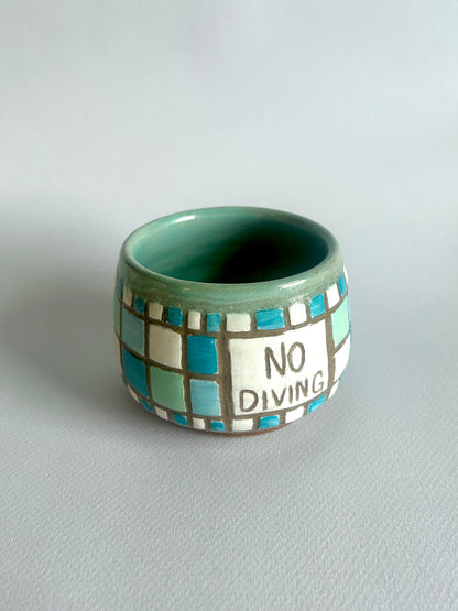 No Diving Small Cup