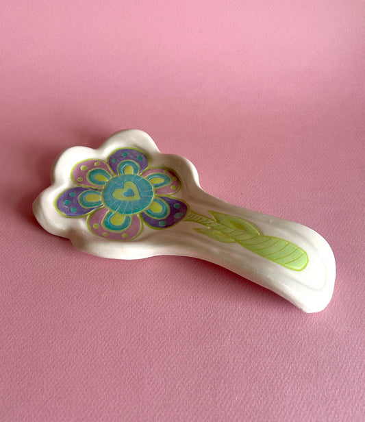Flower Power Spoon Rest