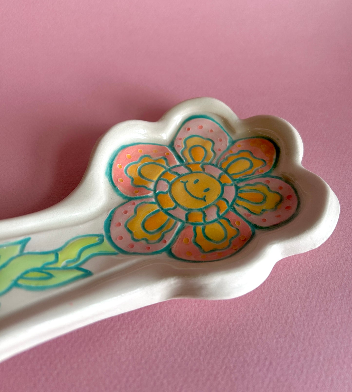 Happy Flower Spoon Rest