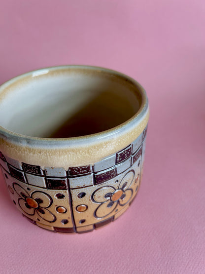 Kitchen Tile Flower Planter (Soda Fired)